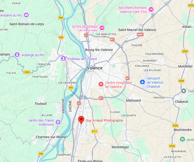 Plan du studio Guy Arnaud — 43 rue Jean Jaurès, Portes-lès-Valence